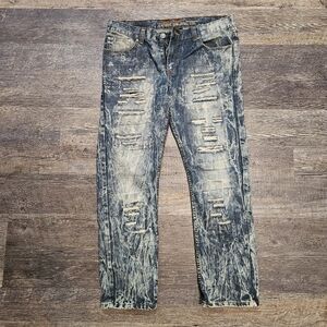 Denim & Rivets Distressed Jeans Men 34x30